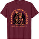 Scotts Bluff Bigfoot Respect the Locals Retro Sasquatch T-Shirt - T-Shirt | Maroon