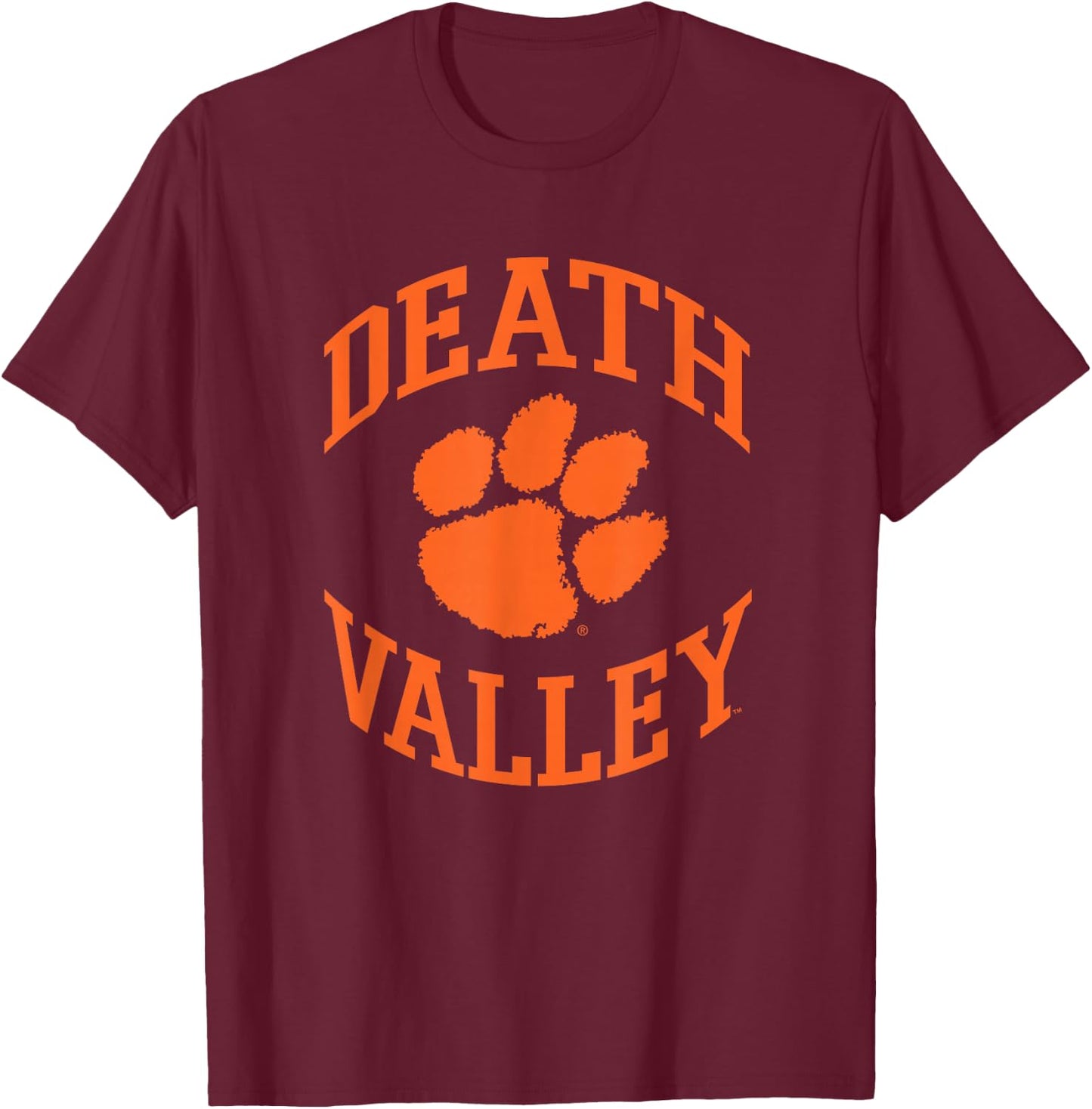 Clemson Tigers Death Valley Officially Licensed T-Shirt - T-Shirt | Maroon