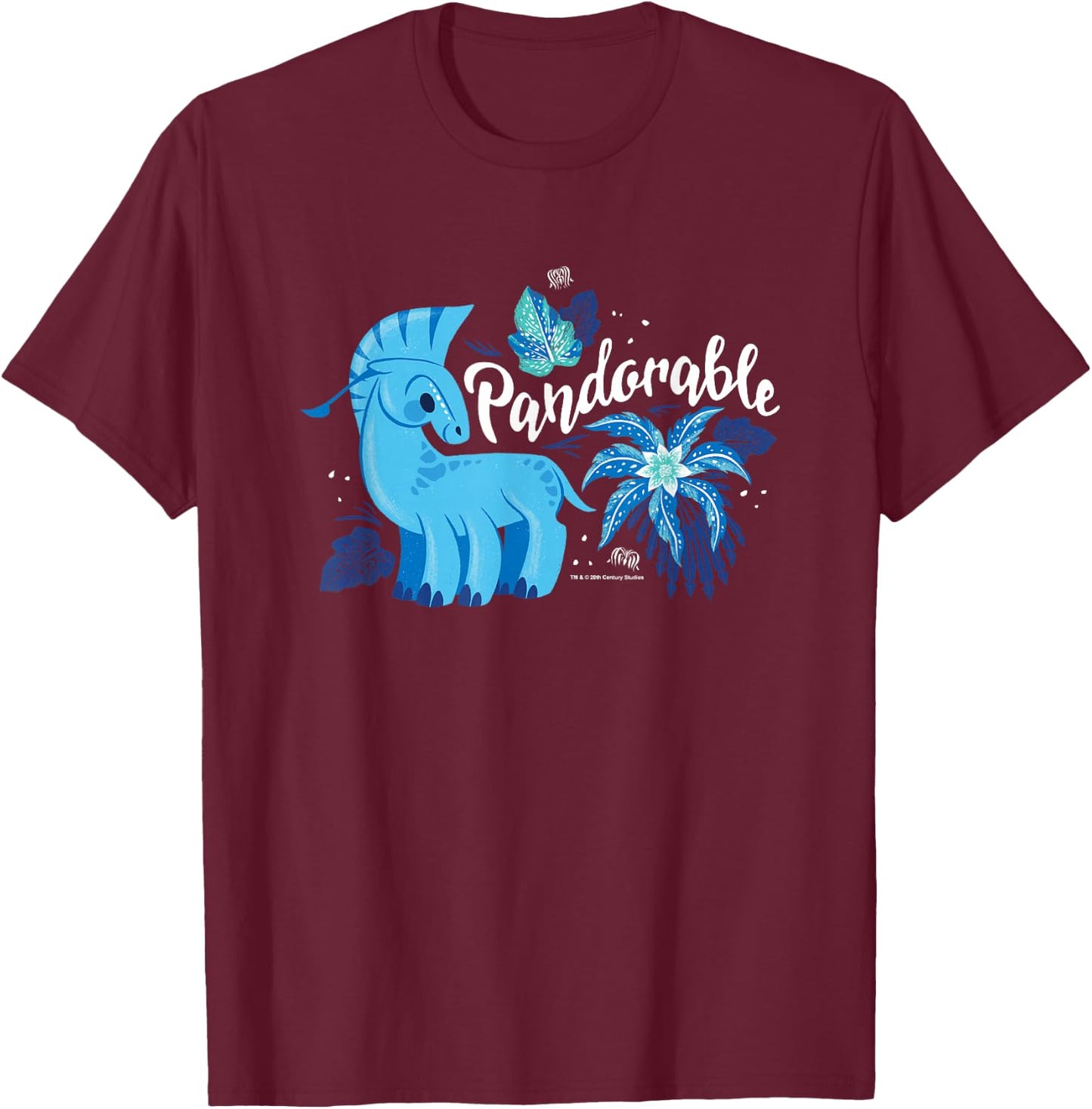 Avatar Pandorable Awesome Direhorse Big Chest Logo T-Shirt - T-Shirt | Maroon