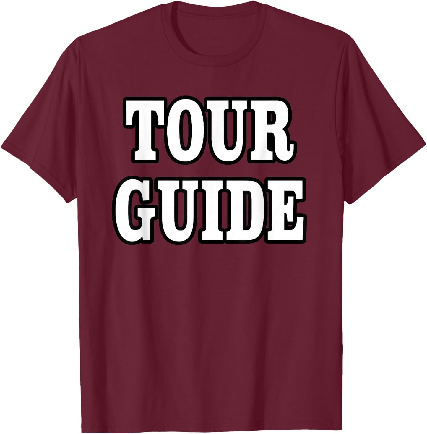 Uniforme Officiel du Guide Touristique T-Shirt - T-Shirt | Maroon