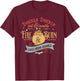Double Double Toil And Trouble Fire Burn Retro T-Shirt - T-Shirt | Maroon