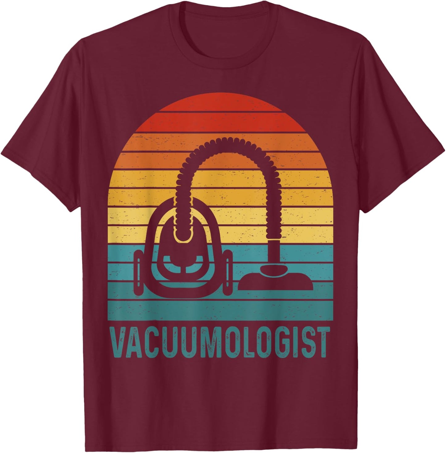 Vacuum for Carpet Vacuum Kids Toy Vacuum and Vacuumax T-Shirt - T-Shirt | Maroon