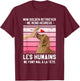 My Golden Retriever Makes Me Happy , Black, S T-Shirt - T-Shirt | Maroon