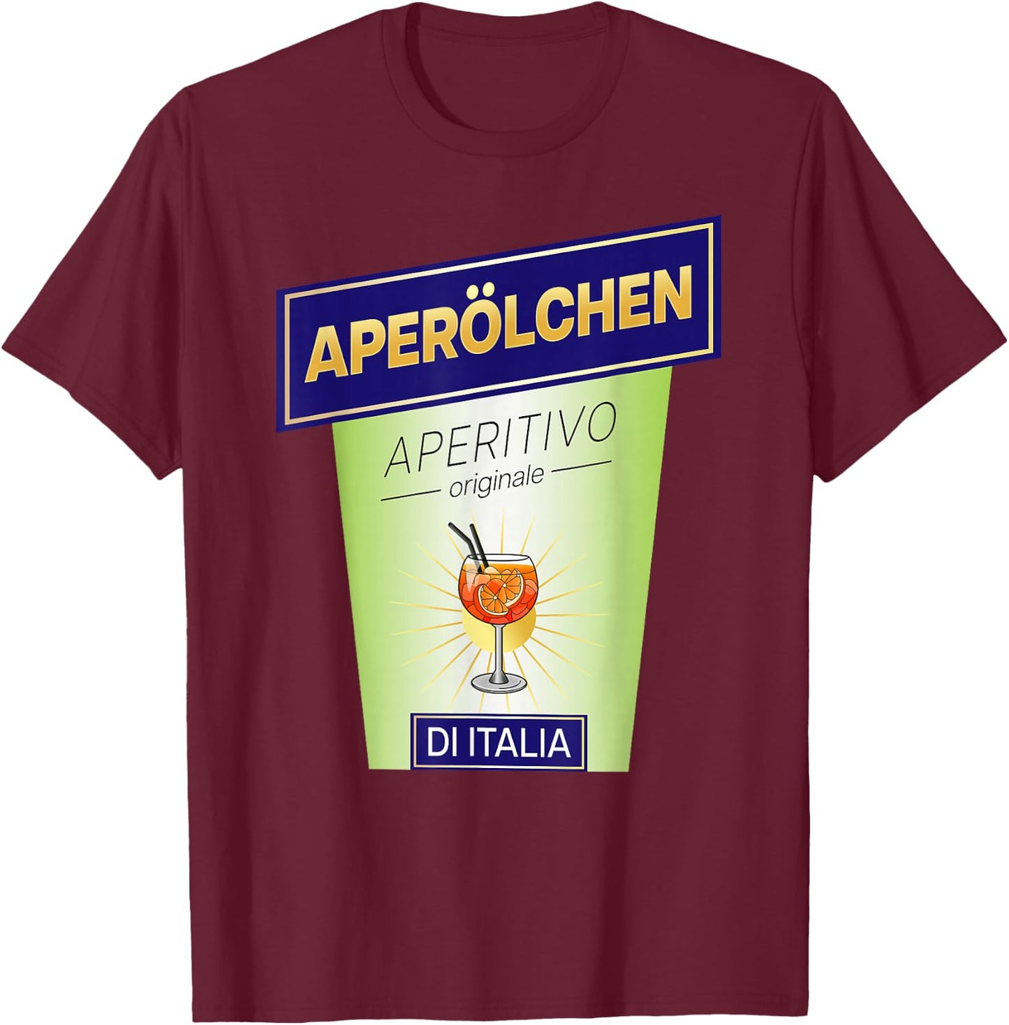 Carnival Fancy Dress X APEROOLCHEN Costume Bottle Fancy Dress , black T-Shirt - T-Shirt | Maroon