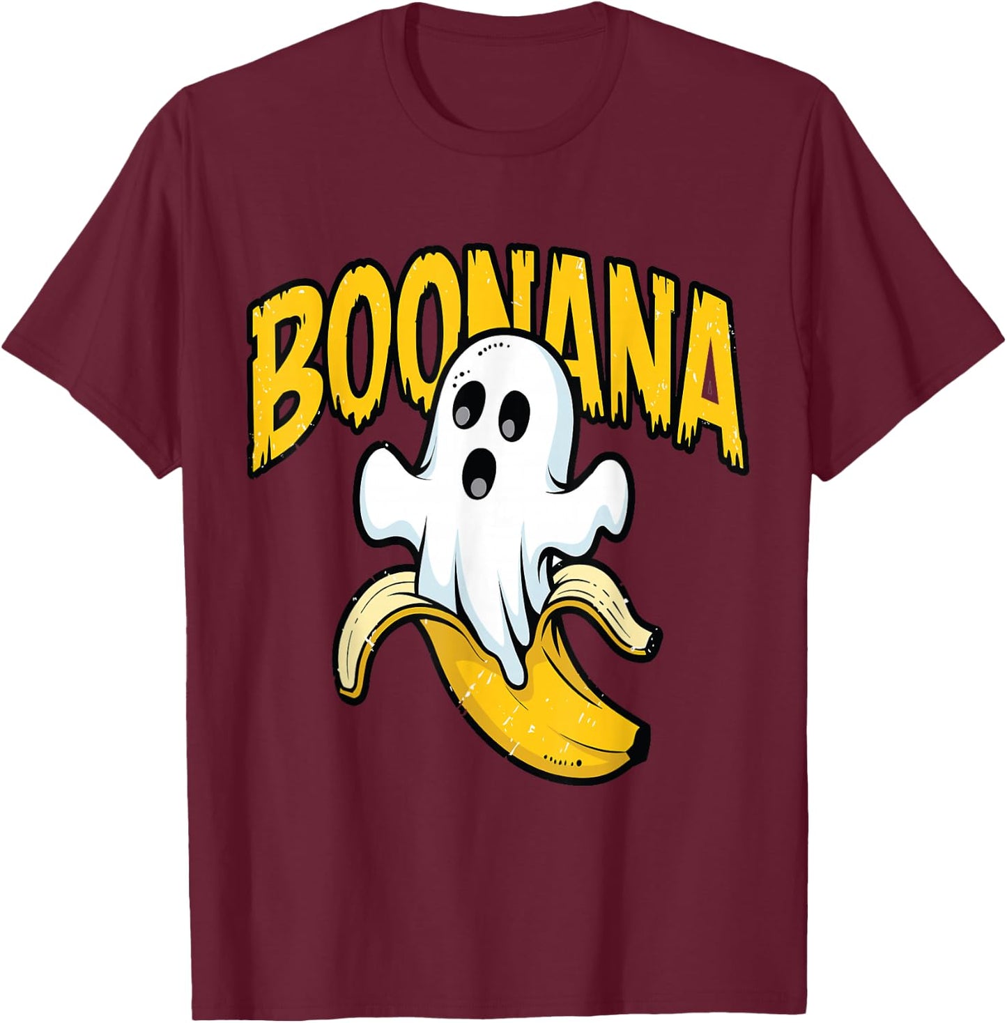 Funny Boonana Halloween Shirt Kids Teens Adults T-Shirt - T-Shirt | Maroon
