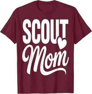 Scout Mom T-Shirt - T-Shirt | Maroon