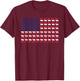 Cow American Flag 4th of July Patriotic T-Shirt - T-Shirt | Maroon