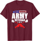 United States Army Veteran Military Soldier Memorial Day T-Shirt - T-Shirt | Maroon