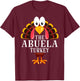 Thanksgiving The Abuela Turkey Matching T-Shirt - T-Shirt | Maroon