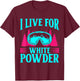 Ski 90s 80s Ski Outfit Retro Skiing T-Shirt - T-Shirt | Maroon