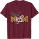 Band Mom Leopard Print Musical Marching Band Mother's Day T-Shirt - T-Shirt | Maroon