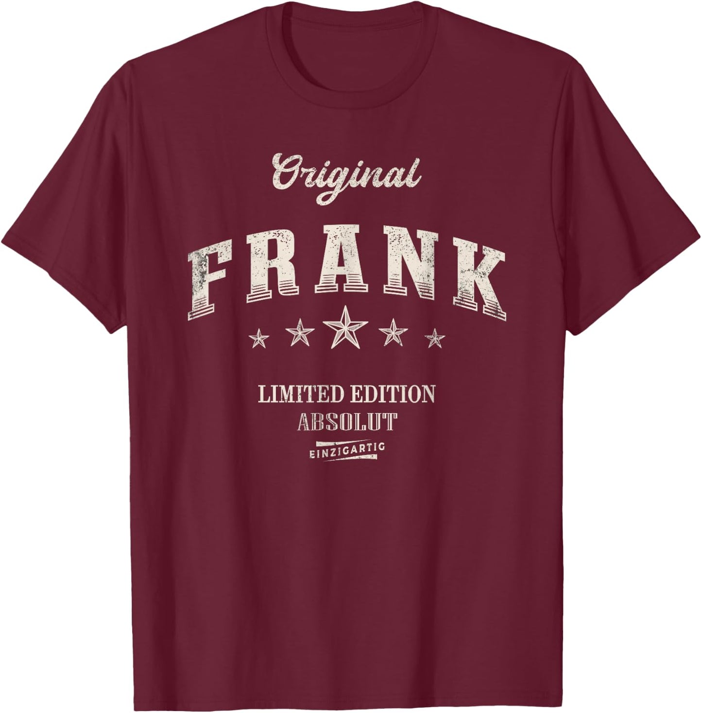 Original Frank T-Shirt - T-Shirt | Maroon