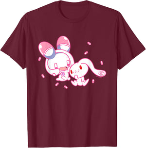 All Purpose Bunny & Usatan Capsules Hanyo Usagi T-Shirt - T-Shirt | Maroon