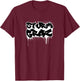 Graz Football Home Fan Styria Austria Stadium Double , black T-Shirt - T-Shirt | Maroon