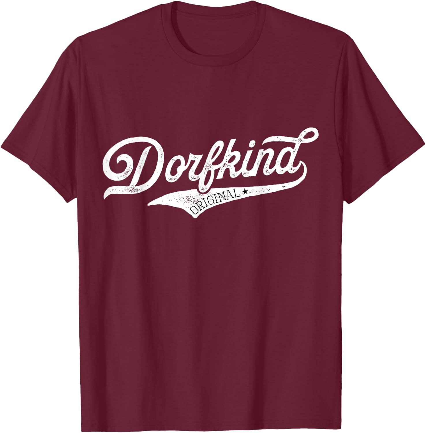 Dorfkind Men's Costume Shirt Women's Costume , black T-Shirt - T-Shirt | Maroon