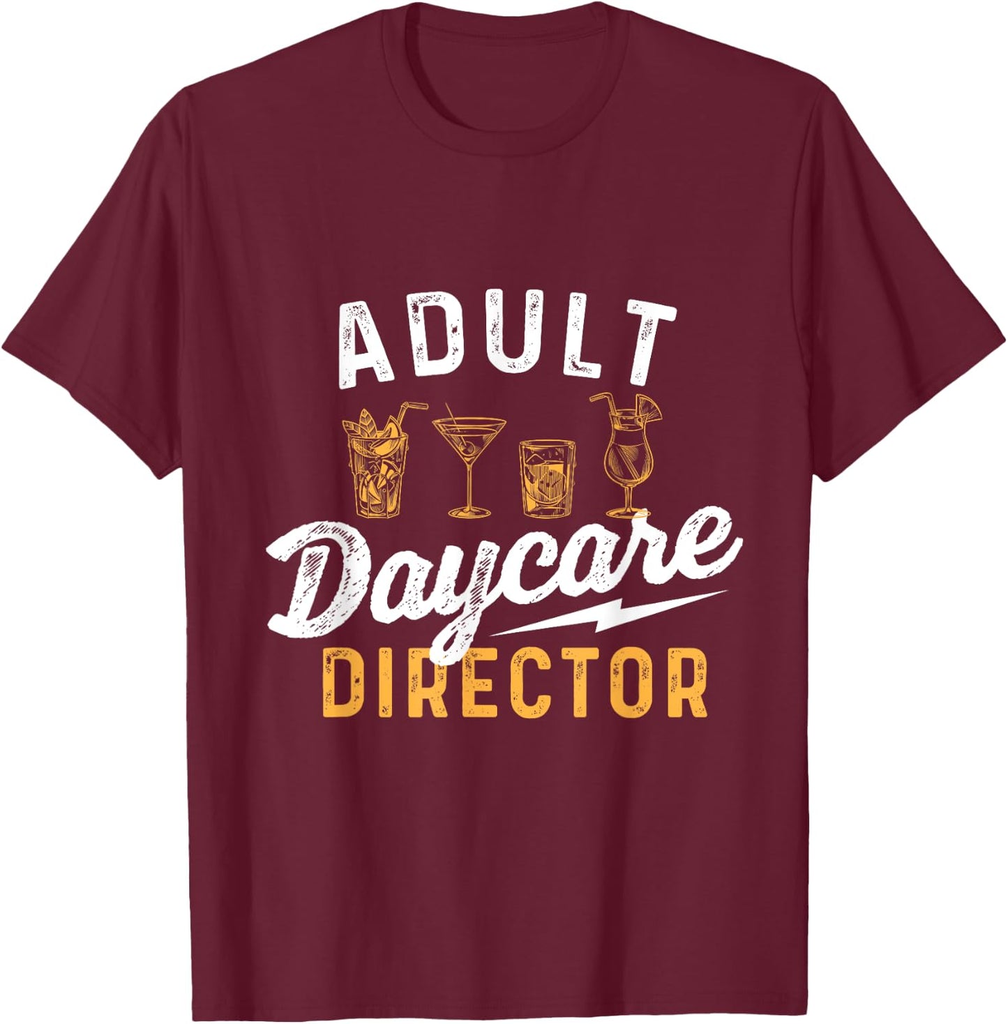 Adult Daycare Director - Bartender Tapster Bartending T-Shirt - T-Shirt | Maroon