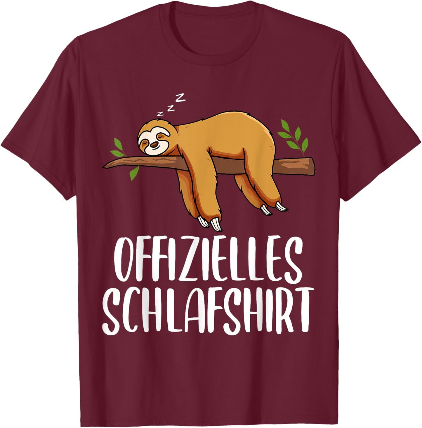 Funny gifts , women, sloth lovers , black T-Shirt - T-Shirt | Maroon