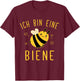 Funny Bee Costume for Carnival Children's Girls' , black T-Shirt - T-Shirt | Maroon