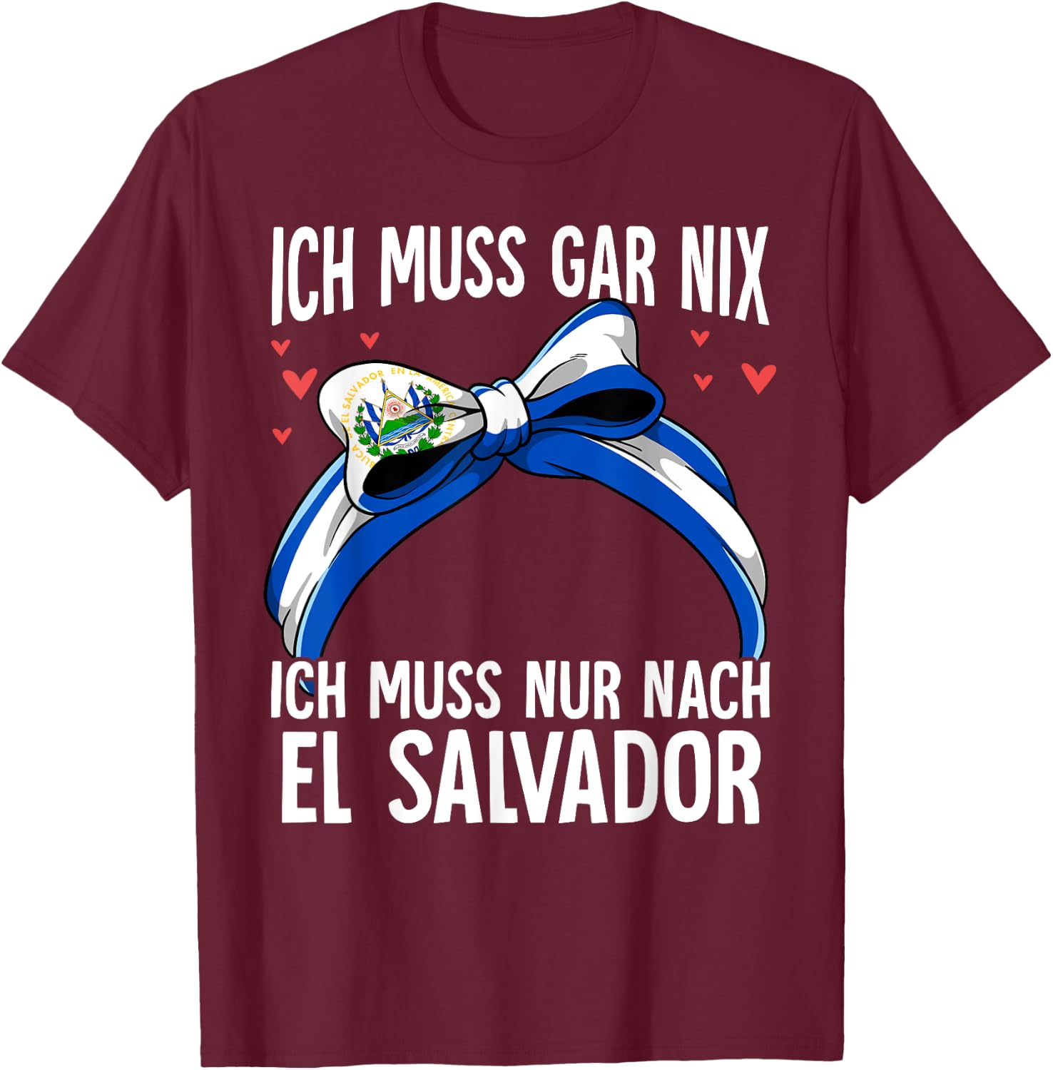 El Salvador T-Shirt - T-Shirt | Maroon