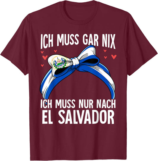 El Salvador T-Shirt - T-Shirt | Maroon