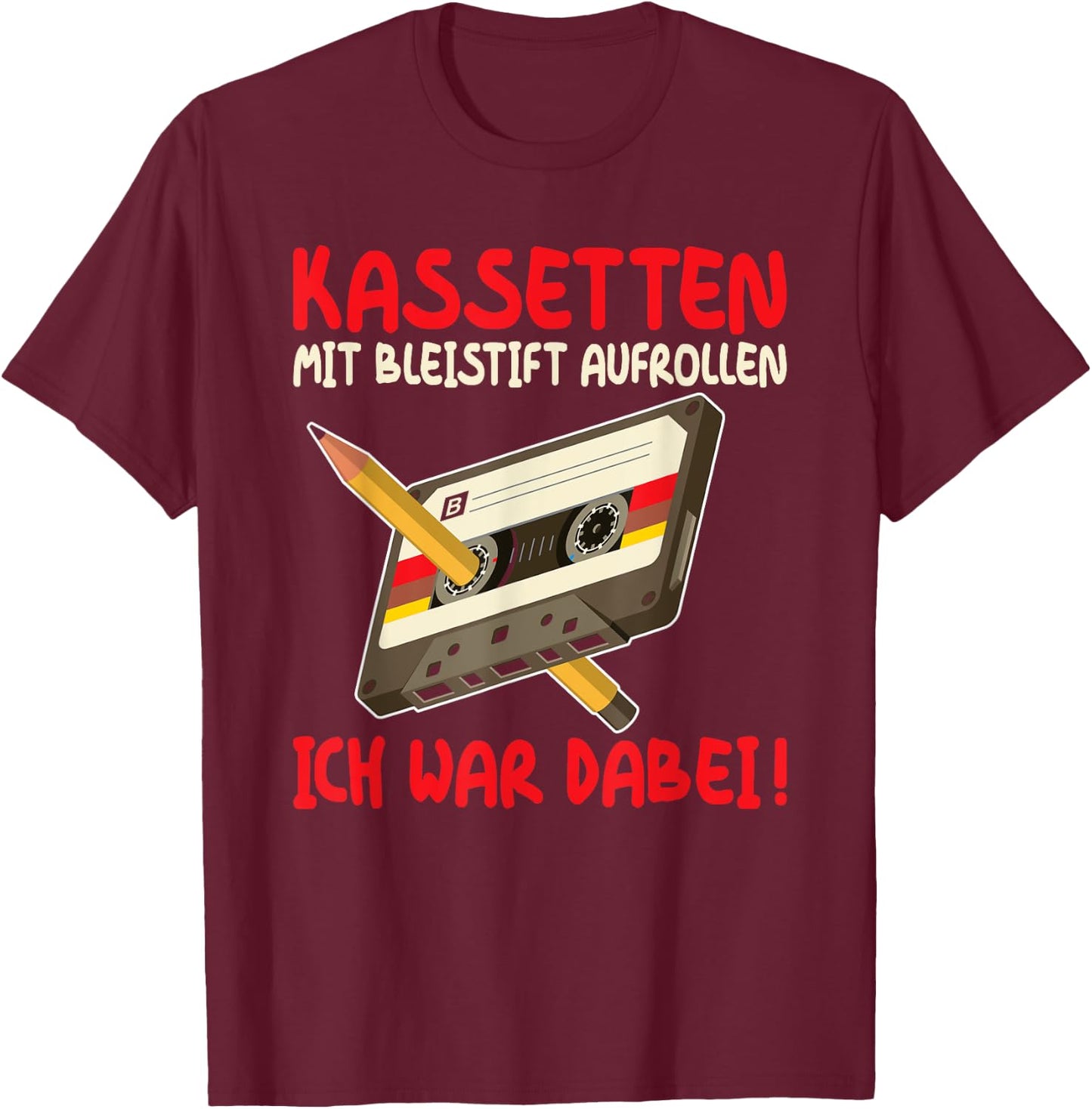 80s Outfit, Men's 90s Outfit, Women's , black T-Shirt - T-Shirt | Maroon