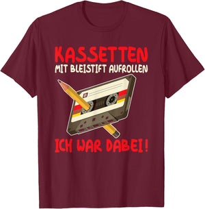 80s Outfit, Men's 90s Outfit, Women's , black T-Shirt - T-Shirt | Maroon