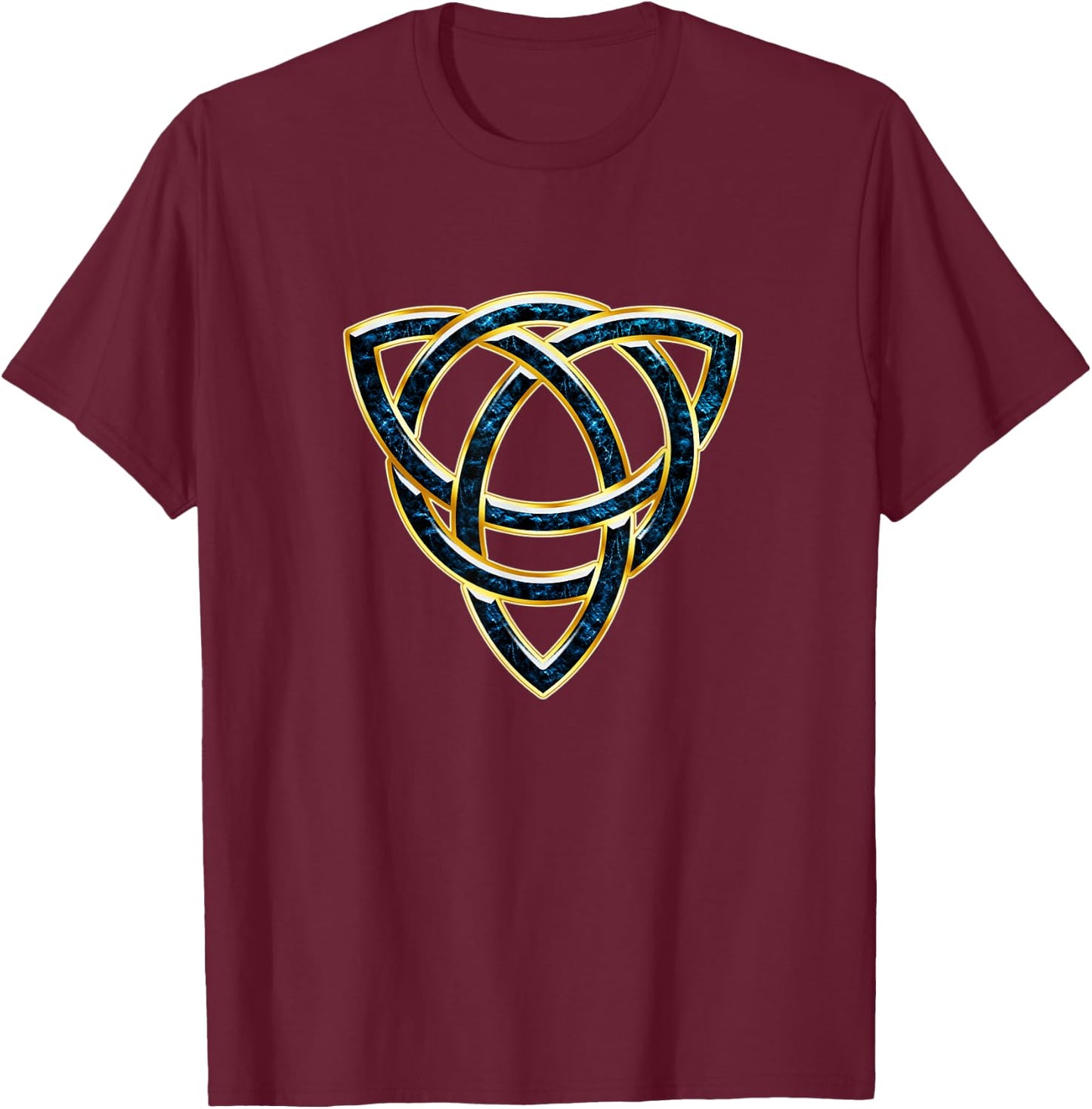 Celtic Knot Symbol Magic Witchcraft Irish Wicca , black T-Shirt - T-Shirt | Maroon