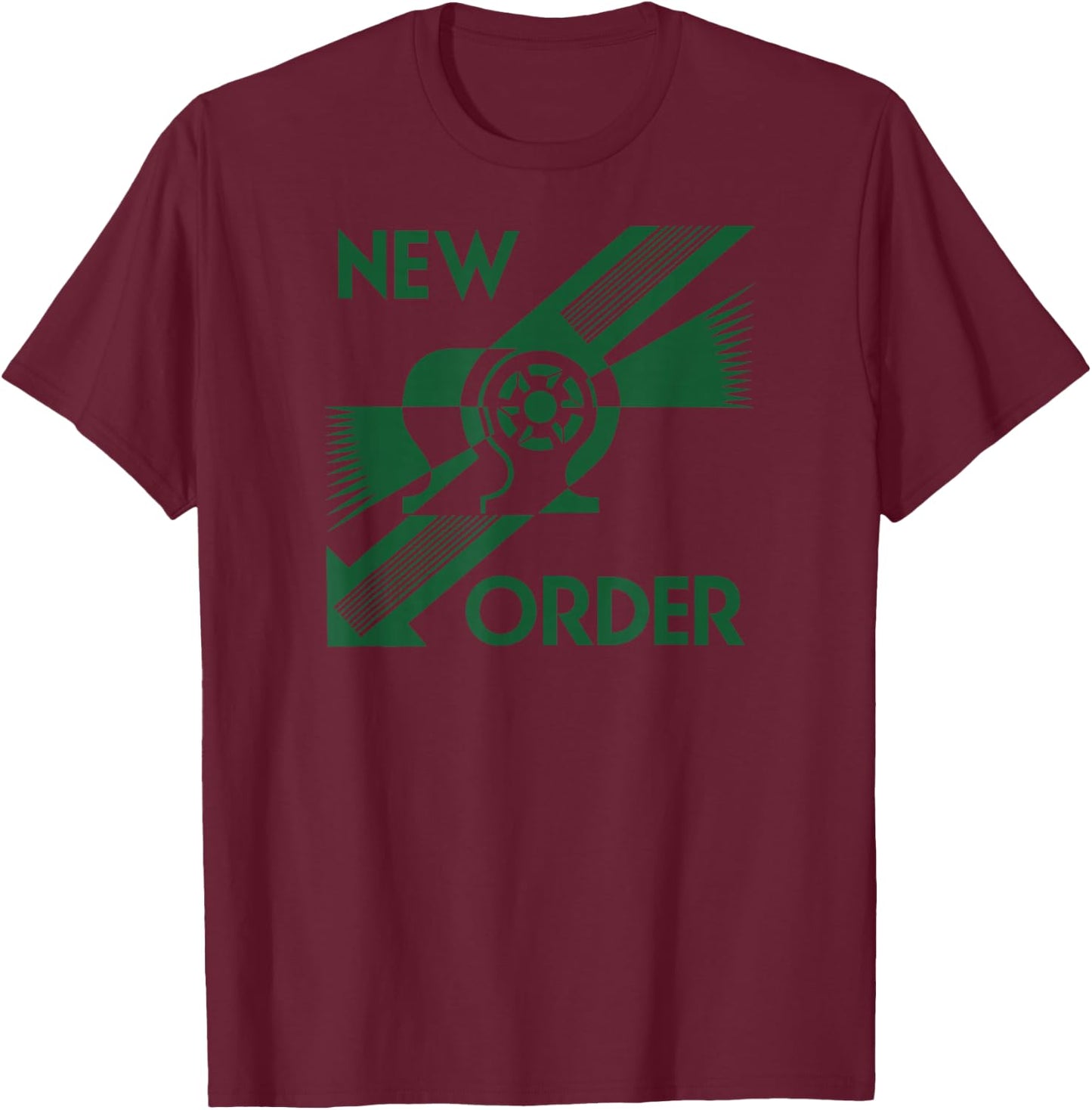 New Order Something Green , black T-Shirt - T-Shirt | Maroon
