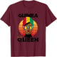 Guinean Queen African Queen Guinea Flag Guinean Women Girls T-Shirt - T-Shirt | Maroon