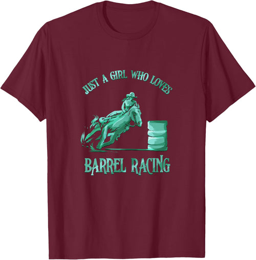 Barrel Racing Girl Love Horse Riding Rodeo Cowgirl Gift