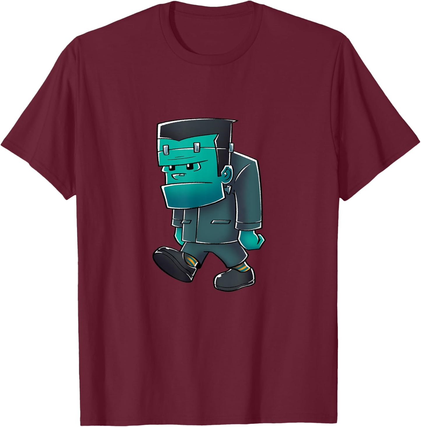 Funny Zombie Halloween T-Shirt - T-Shirt | Maroon