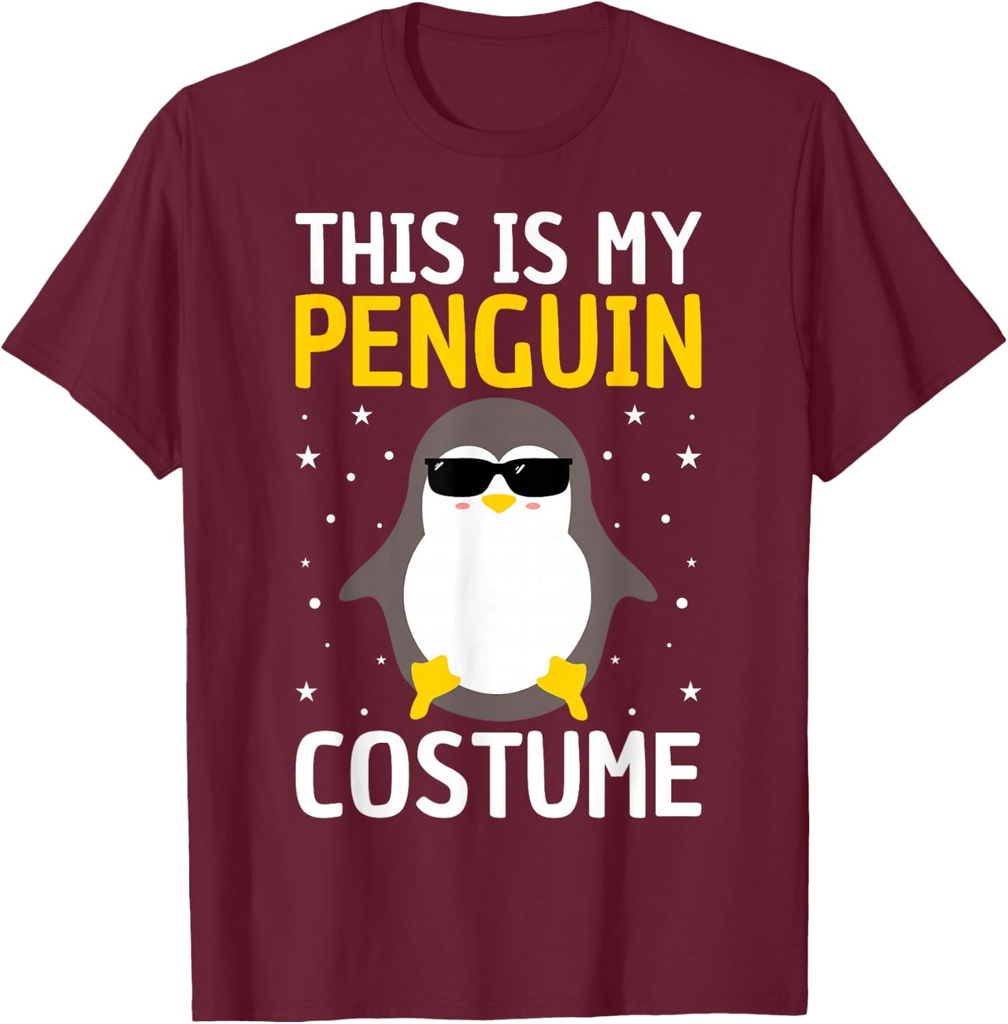 My Penguin Costume Men Women Kid Penguin Lover Funny Penguin T-Shirt - T-Shirt | Maroon