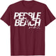 Pebble Beach Golf | Cypress Tree T-Shirt - T-Shirt | Maroon