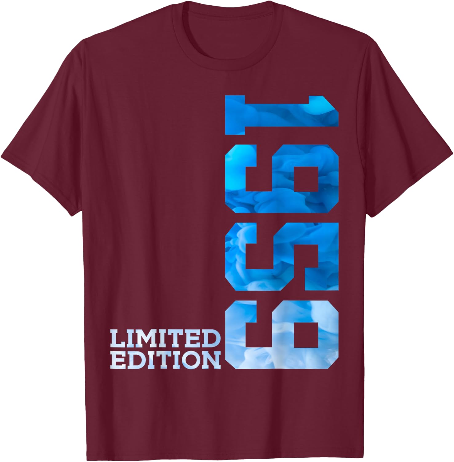 64 Jahre 64th Birthday Limited Edition 1959 , black T-Shirt - T-Shirt | Maroon