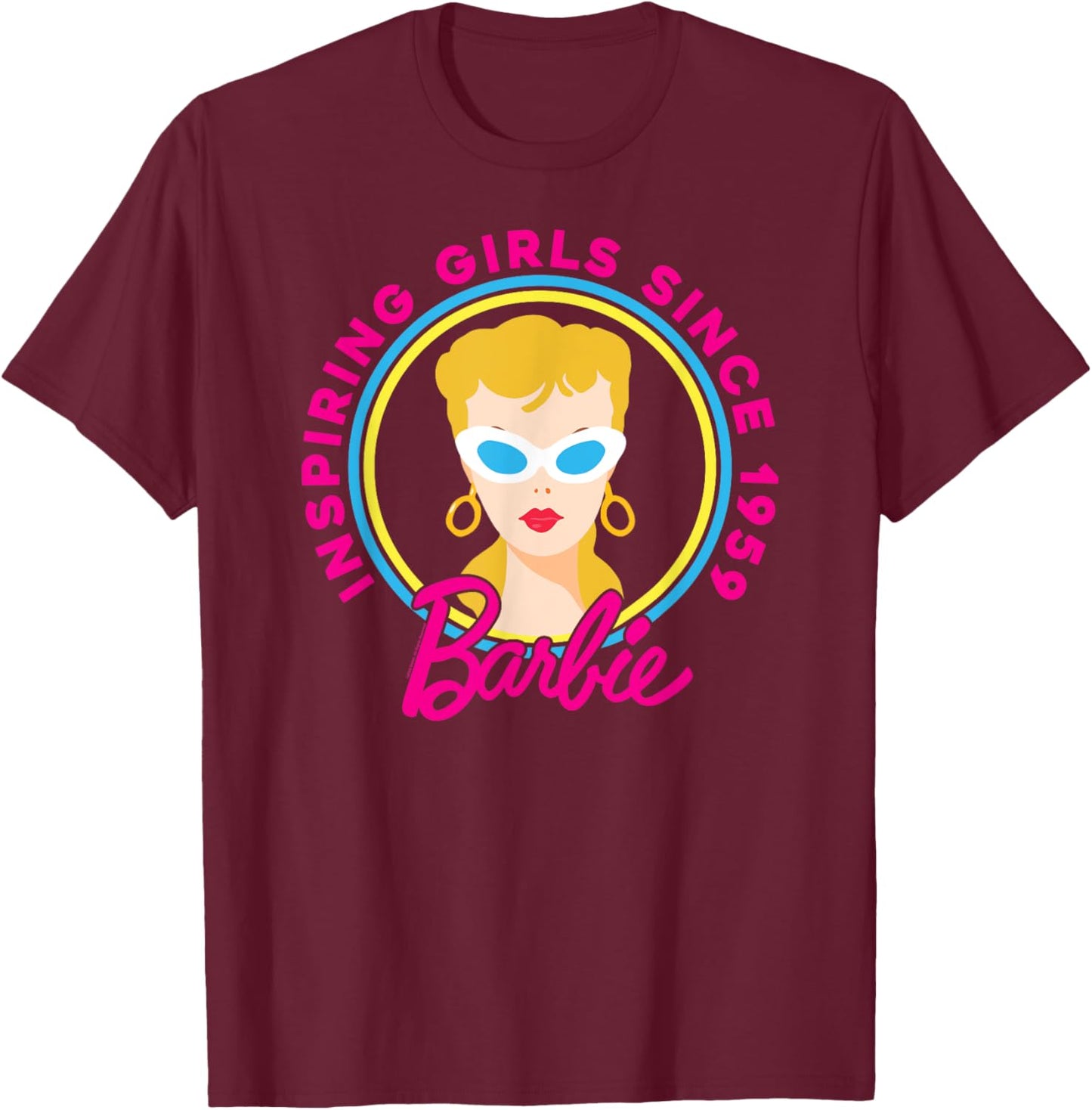 Barbie Inspirational Girls' , black T-Shirt - T-Shirt | Maroon