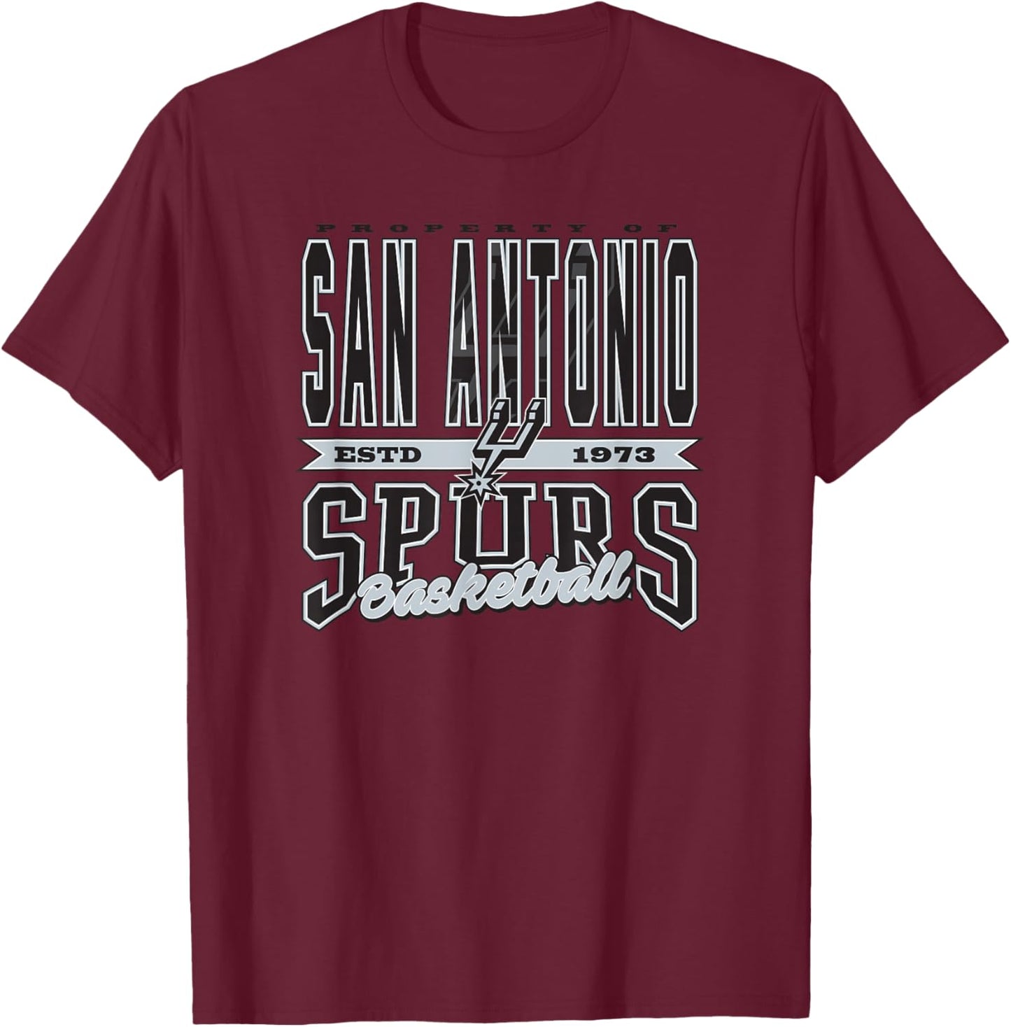 NBA San Antonio Spurs Action Non-Stop T-Shirt - T-Shirt | Maroon