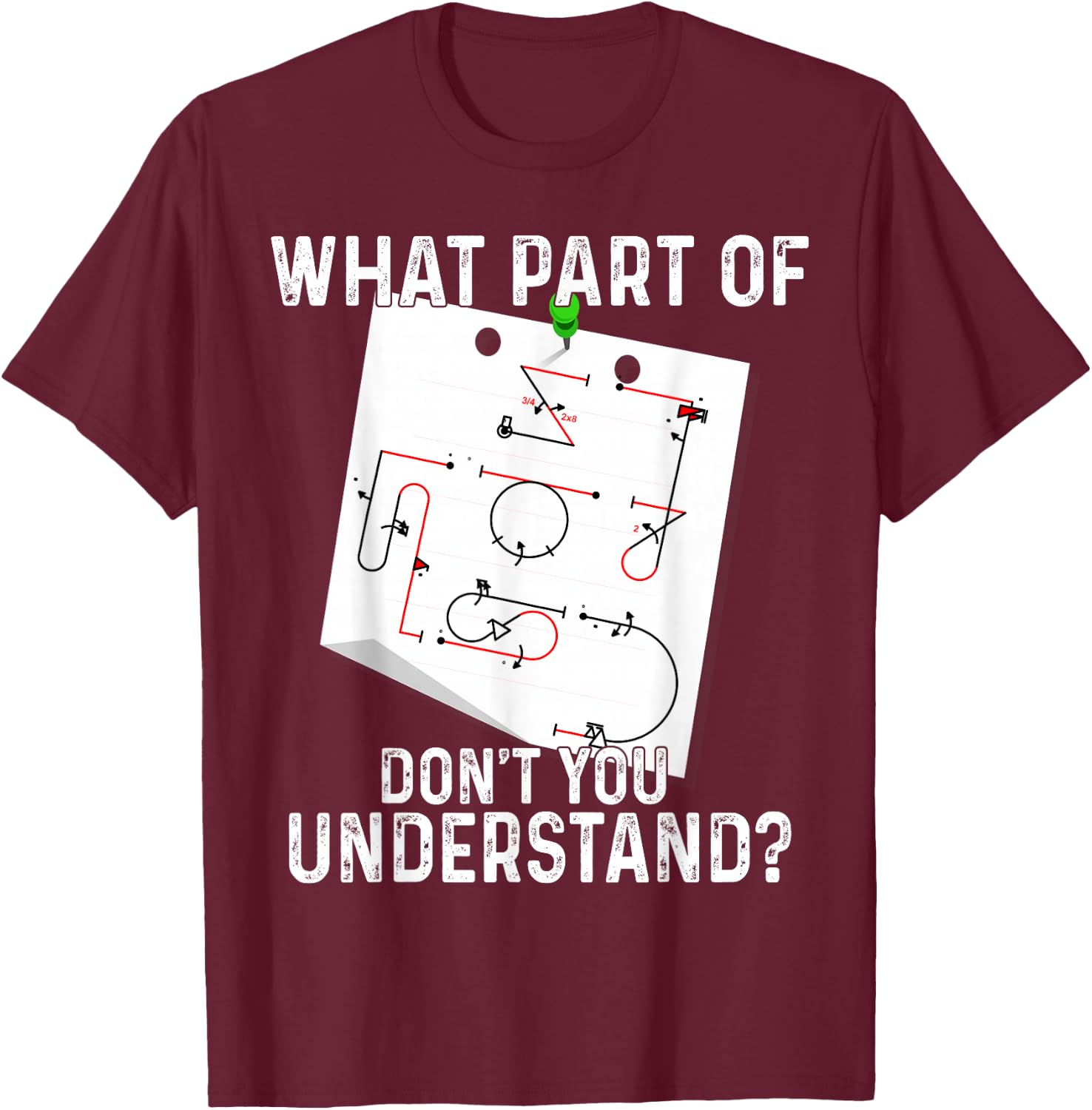 What Part Of Don't You Understand Aerobatic Aresti Figures T-Shirt - T-Shirt | Maroon