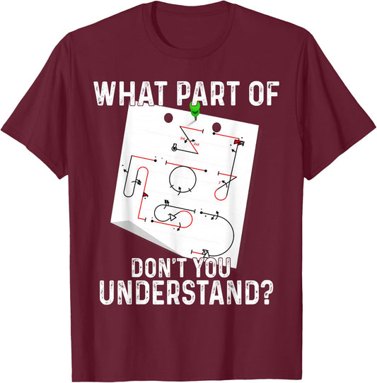 What Part Of Don't You Understand Aerobatic Aresti Figures T-Shirt - T-Shirt | Maroon