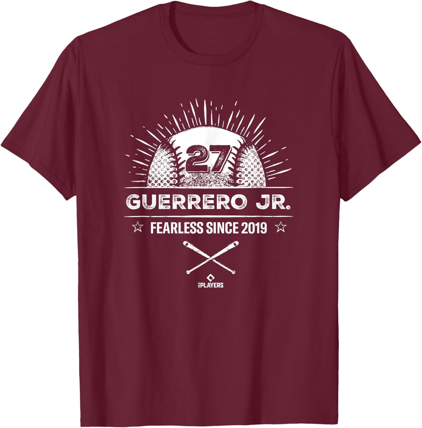 Vladimir Guerrero, Jr. Fearless T-Shirt - T-Shirt | Maroon