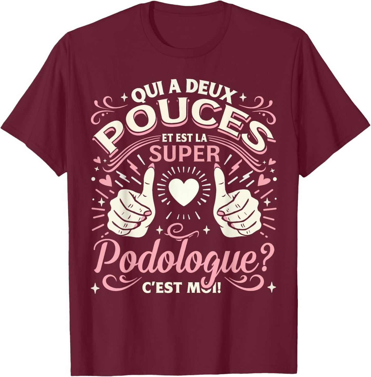 A Super Podiatrist Gift Podiatrist Woman , Black, S T-Shirt - T-Shirt | Maroon