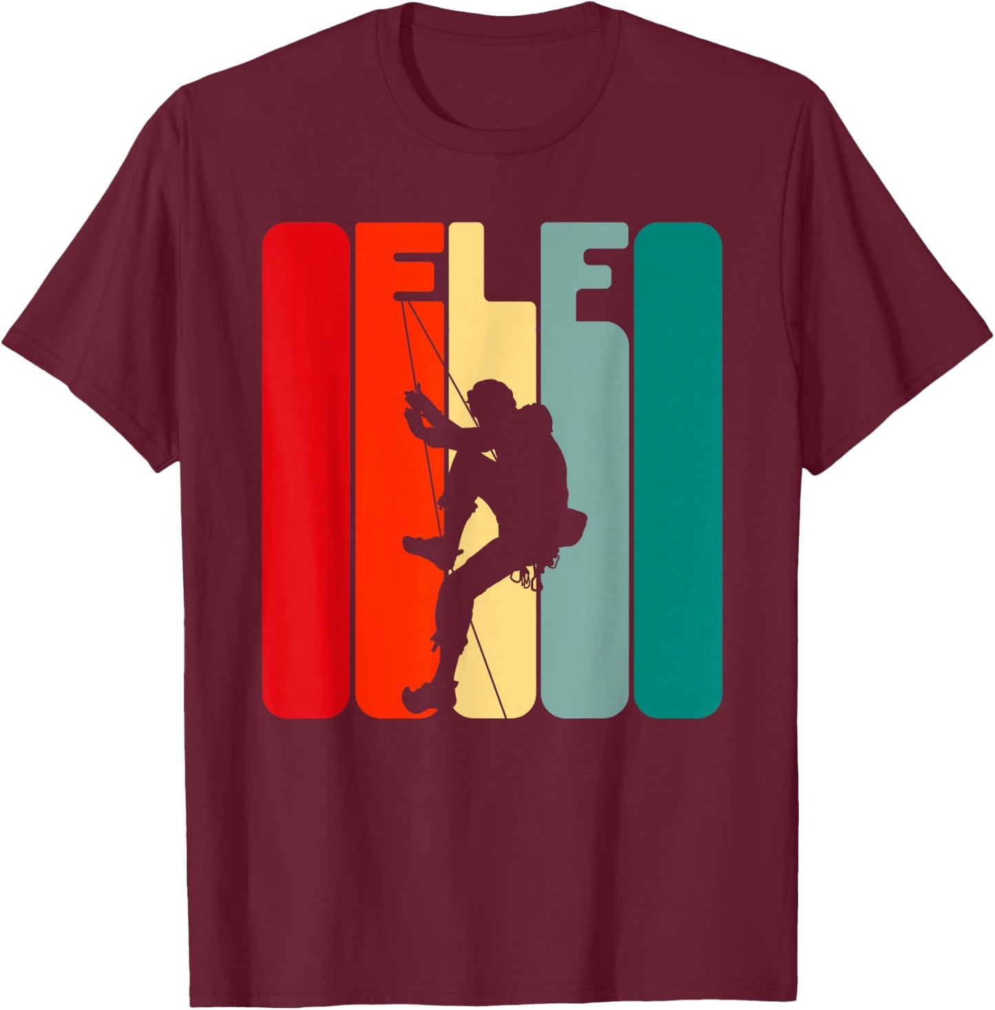 Kletterer Boulderer 11 Jahre Jungen Klettern 11 Geburtstag T-Shirt - T-Shirt | Maroon
