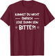 Kannst Du Nicht Einfach Leise Dumm Sein Bitte?! T-Shirt - T-Shirt | Maroon