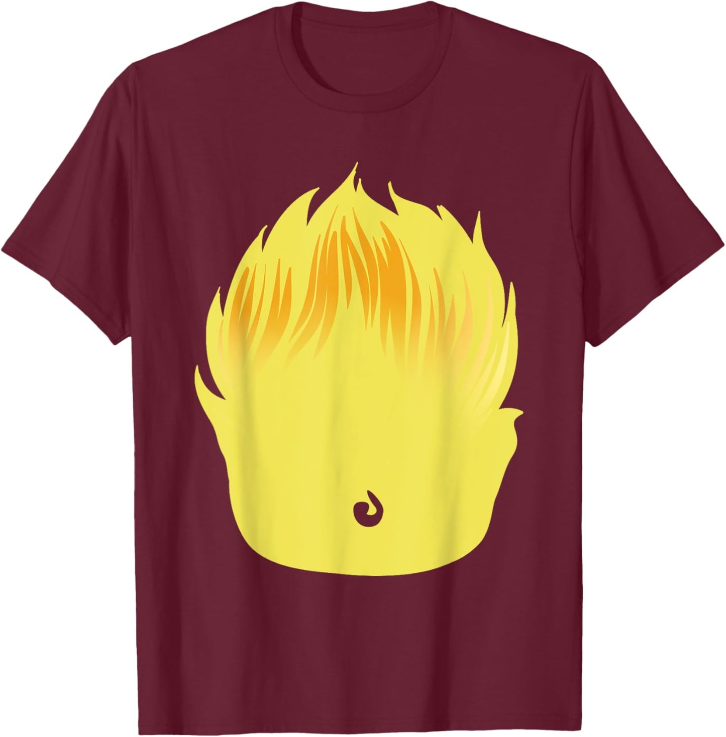 Halloween Fox Lion Monkey Stomach Wild Animal Costume T-Shirt - T-Shirt | Maroon