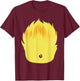 Halloween Fox Lion Monkey Stomach Wild Animal Costume T-Shirt - T-Shirt | Maroon
