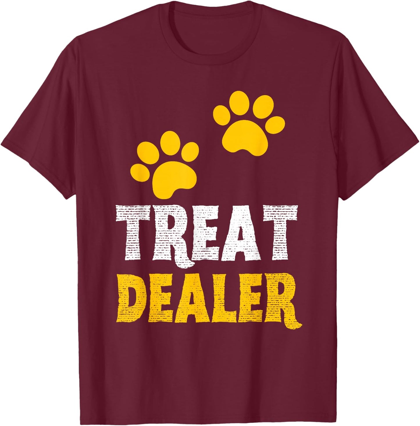Owner Dog Treats Dog Lover T-Shirt - T-Shirt | Maroon