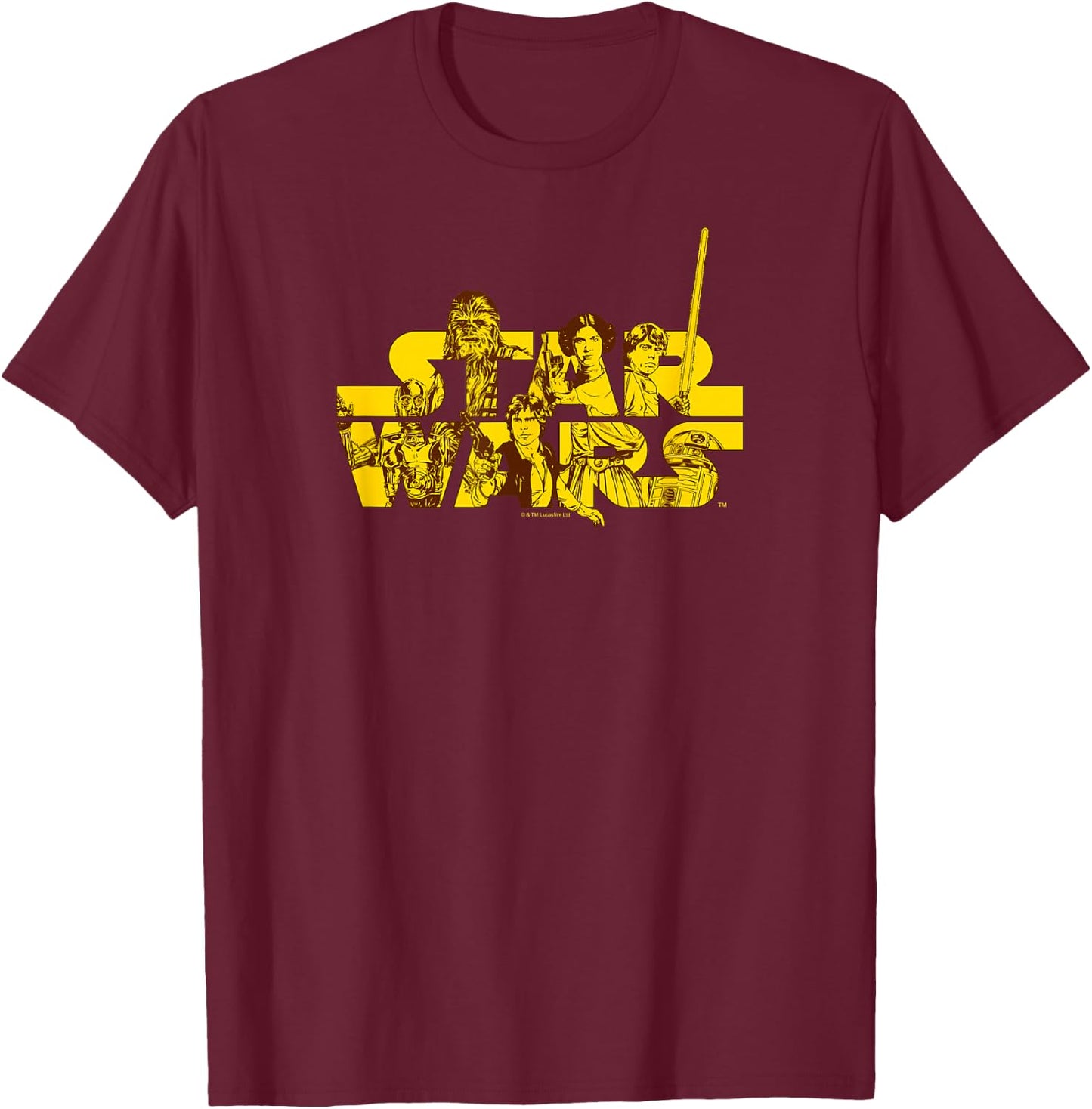 Star Wars - Rebels Logo T-Shirt - T-Shirt | Maroon