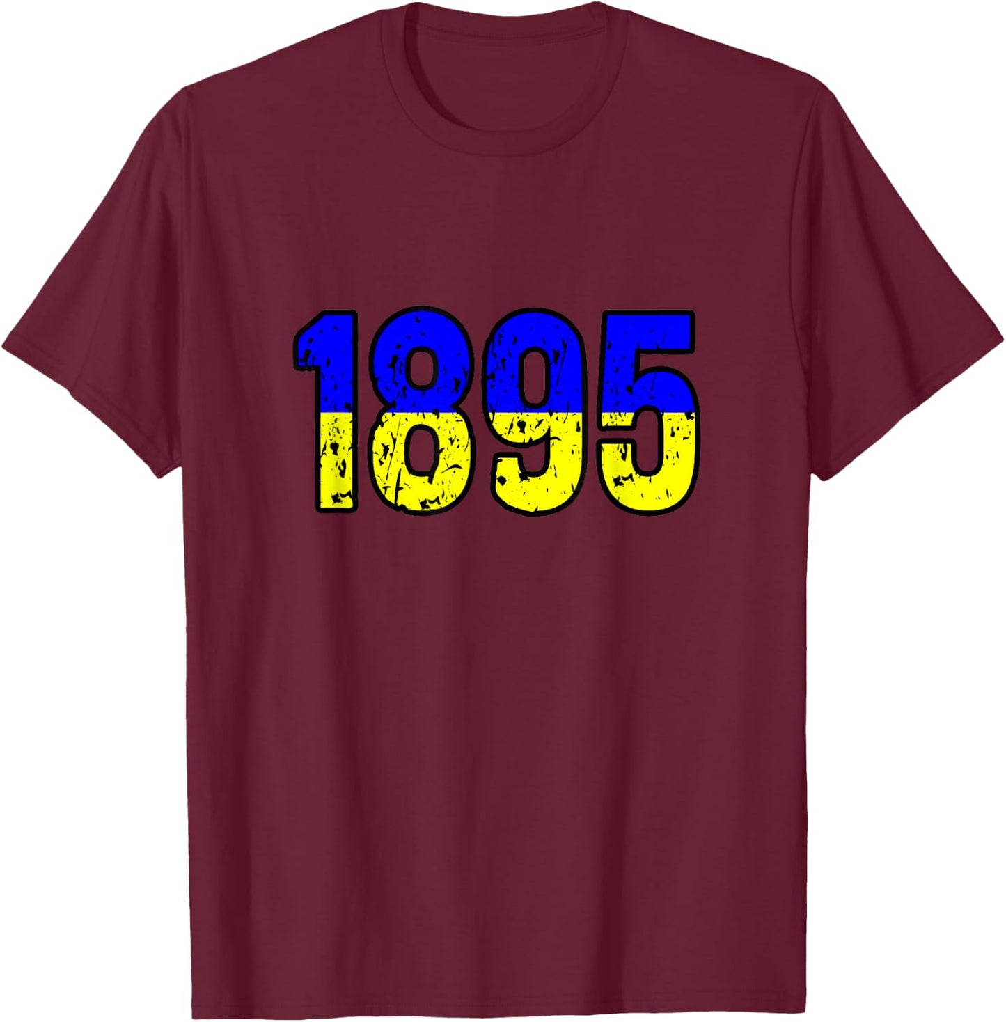 1895 Braunschweig Football , black T-Shirt - T-Shirt | Maroon