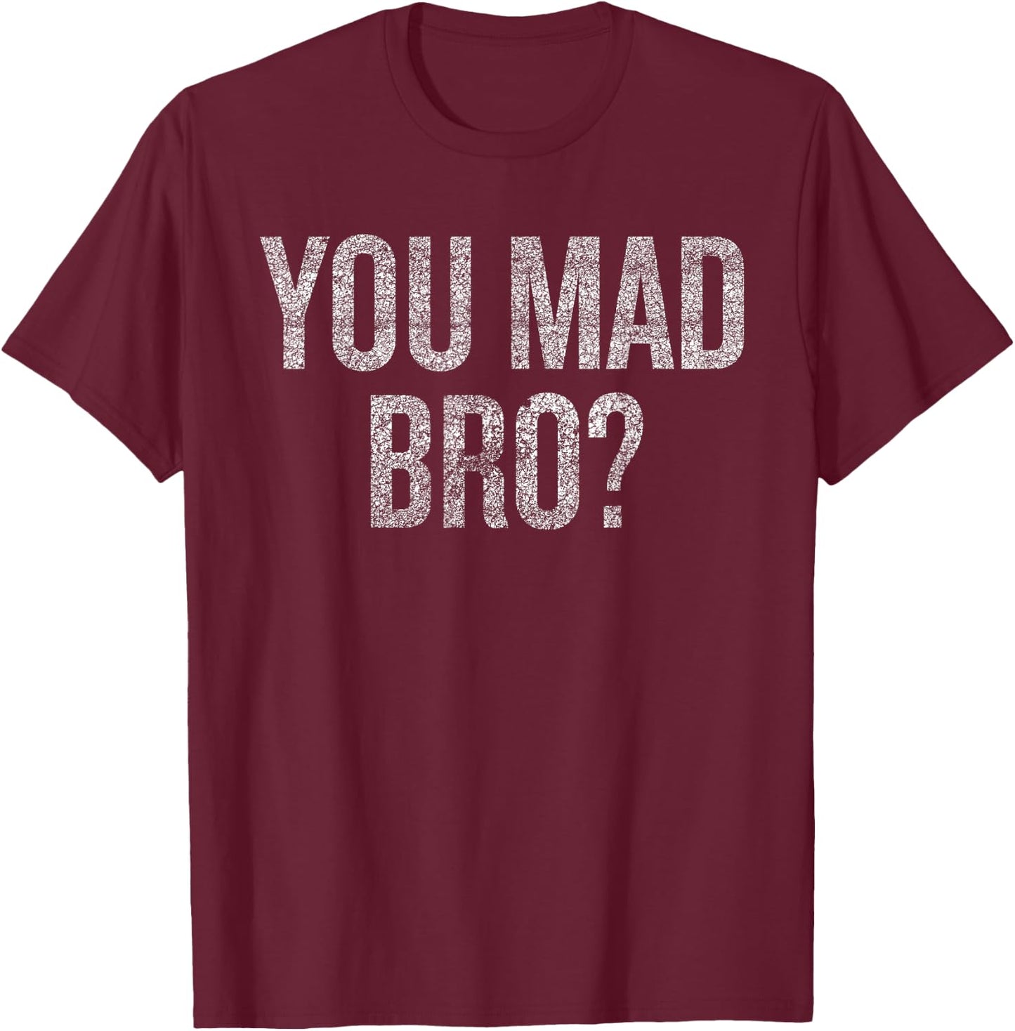 Viral Vibes Men's Humorous Letter Print , Black, Small T-Shirt - T-Shirt | Maroon