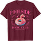 Poolside Book Club Pool Summer Vacation Swimming Women T-Shirt - T-Shirt | Maroon