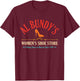 Al Bundy's Women's Shoe Store Putting Shoes Vintage , black T-Shirt - T-Shirt | Maroon